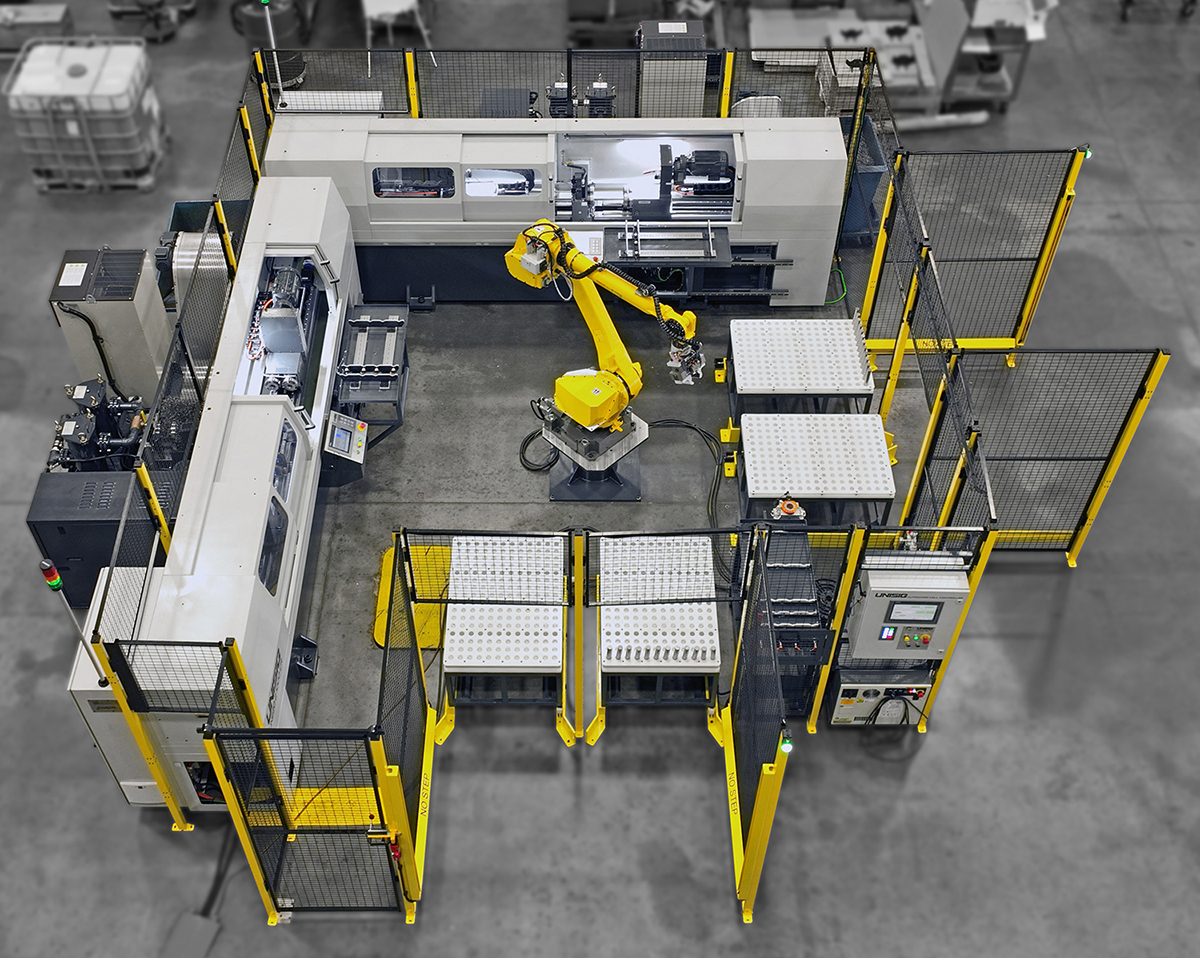 Gundrilling Cell with Flexible Automation