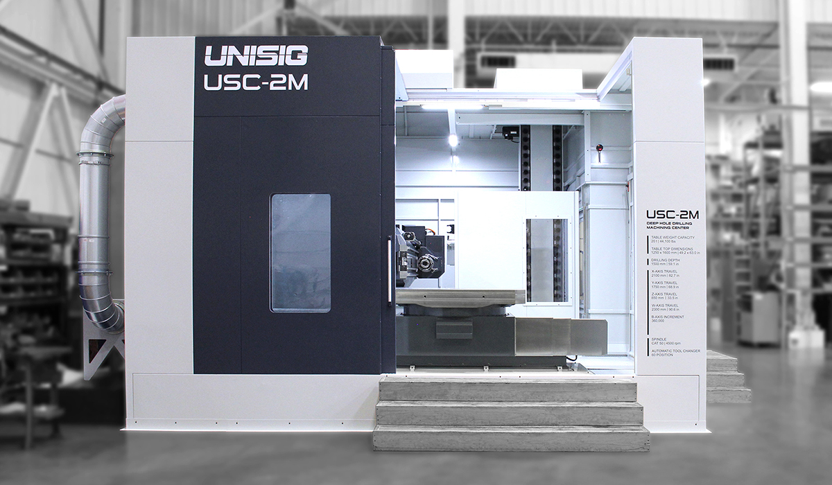UNISIG USC-2M for Deep Hole Gundrilling and Machining